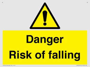 Danger Risk of falling